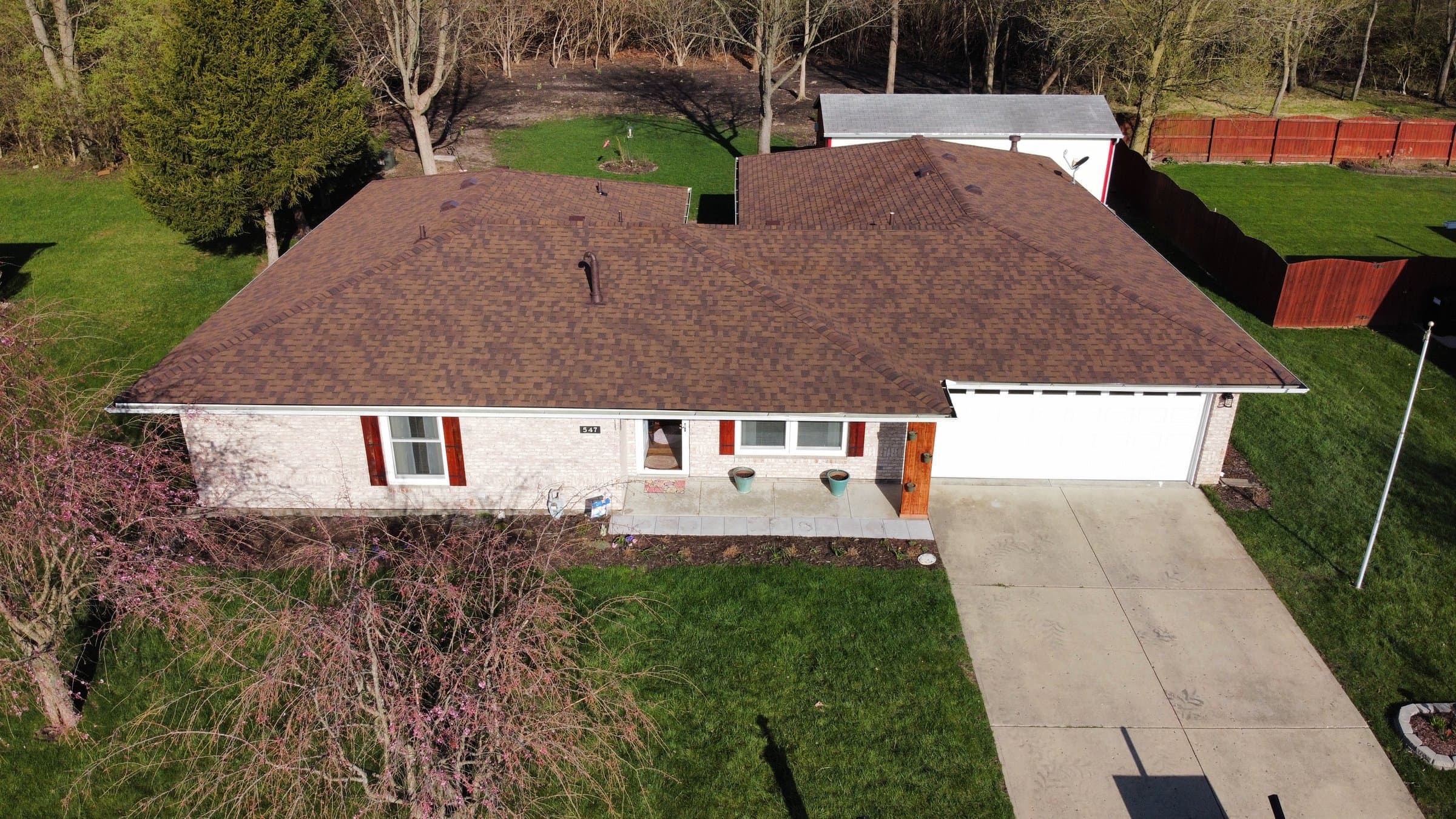 Neighborhood roof replacement in Dayton, OH